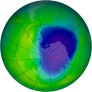 Antarctic Ozone 2007-10-23